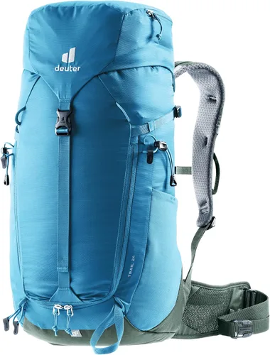 Vista 12 de Deuter Mochila Trail 24L para senderismo y escalada de montaña Almendra-mar profundo