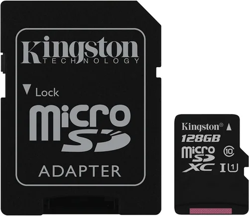 Vista 2 de Kingston Tarjeta de lectura digital microSDHC clase 10 UHS-I 45MB/s con adaptador SD (SDC10G2/32GB)