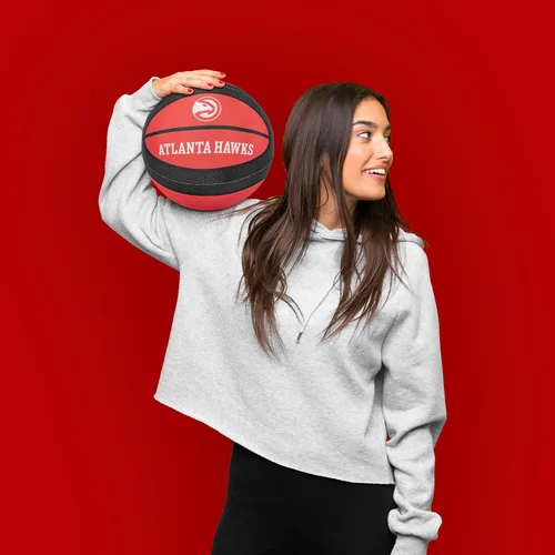 Vista 4 de Bleacher Creatures Balón de baloncesto silencioso tamaño 7 (29.5") – Balón de espuma oficial con licencia de la NBA para interiores con construcción