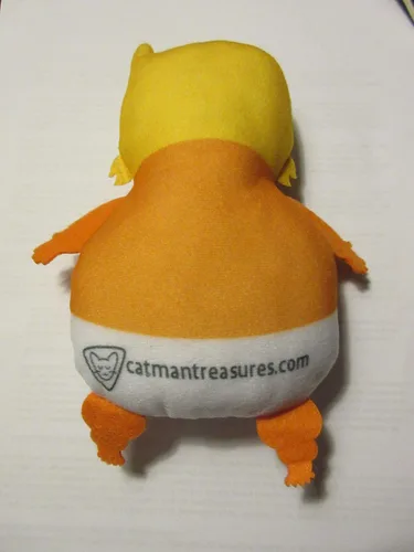 Vista 3 de Donny Doll - Muñeca de peluche Baby Donald Trump Blimp - Juguete Trump con hierba gatera, Baby Trump. Juguete novedoso, protesta de globos, juguete