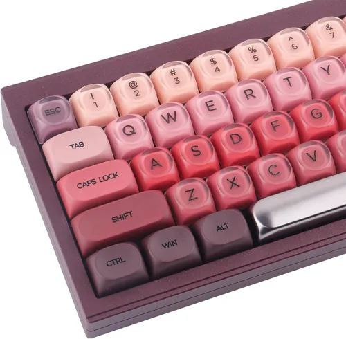 Vista 10 de Hyekit Teclas PBT 137 Teclas Leche de Aguacate XDA Perfil Key Caps Dye-Sublimation Japanese Keycap Set Lindas Teclas Cherry MX Interruptores