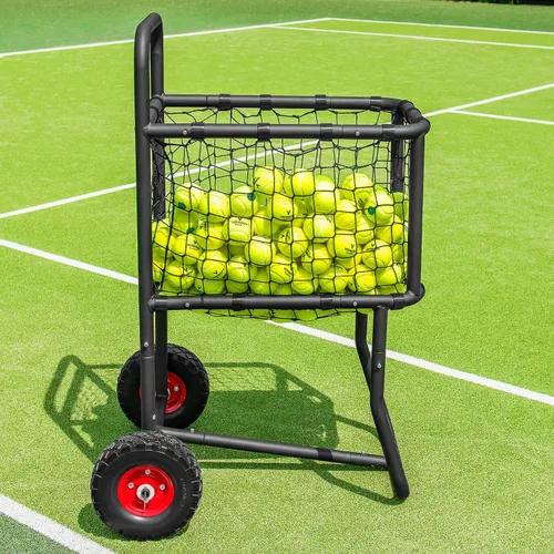 Vista 10 de Vermont Equipo de recogida de pelotas de tenis - Cortacésped, tubo de recogida, tolva de pelota y carros - Colección de pelotas de tenis sin
