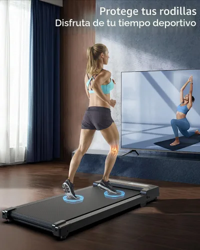 Vista 6 de Caminadora para el hogar – Cintas de correr para debajo del escritorio, portátil, mini compacta, para correr, para casa, oficina, espacios pequeños