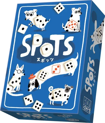 Vista 4 de Juego de dados CMYK Spots – ¡Un juego sobre tirar dados, aumentar tu suerte y perros!