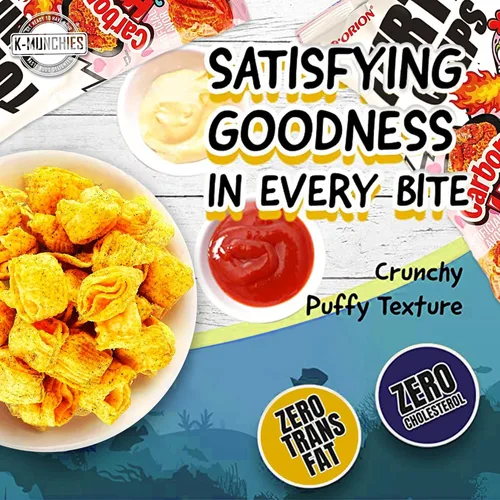 Vista 5 de K-Munchies Orion Turtle Chips – Bolsa grande coreana con sabor a pollo caliente carbonara de 3 x 5.64 oz, tamaño fiesta, sabrosos, crujientes