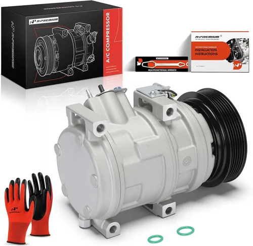 Vista 10 de A-Premium Compresor de aire acondicionado con embrague compatible con Toyota Tundra 4.7L 2000-2006