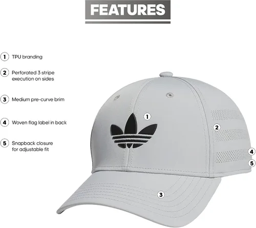 Vista 2 de adidas Originals Gorra Beacon Structured Precurve Snapback para hombre