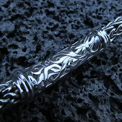 Vista 4 de Pulsera para hombre de metal plateado de regalo Manta Ray Stingray Turtle Hawaii Isla Grande