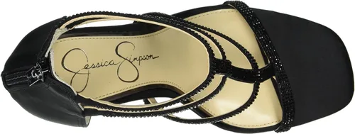 Vista 5 de Jessica Simpson Oliana - Sandalias de tacón adornadas para mujer