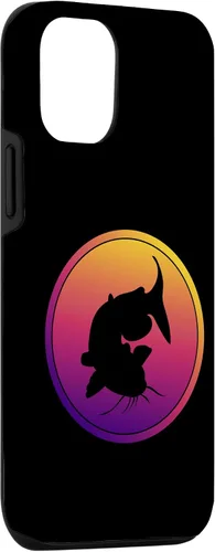 Vista 3 de iPhone 15 Synthwave Fishing Retrowave Catfish Fisherman Case