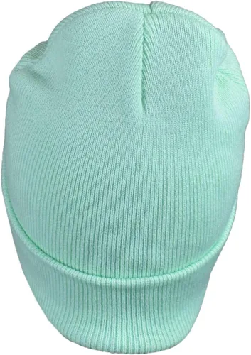 Vista 4 de NYFASHION101 Gorro de punto largo en blanco liso unisex