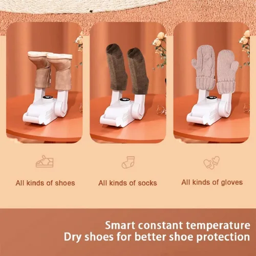 Vista 6 de Secador de botas eléctrico portátil, Secador de zapatos con soplador de calor, Secador de guantes y calentador de botas, Máquina de secado rápido
