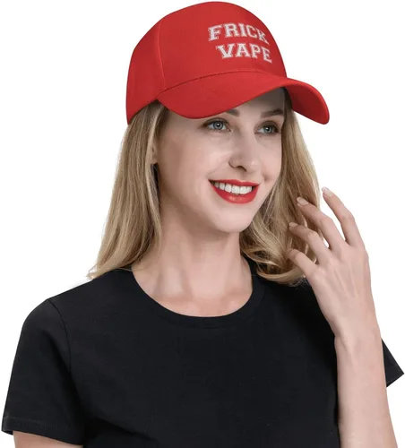 Vista 7 de Frick Vape Sandwich Cap para hombres y niños, sombrero negro, gorra de béisbol de visera plana, ajustable, gorra de camionero para papá, regalo