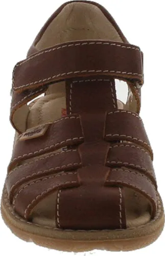 Vista 4 de Primigi Sandalias de cuero para niños con puntera protectora y espalda cerrada