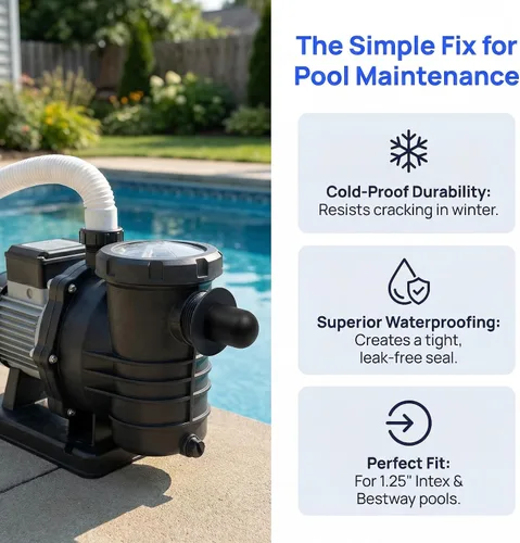 Vista 5 de Filtro de repuesto para bomba de filtro de piscina de tierra para Bestway in-tex, filtro de tierra de escape de verano, piezas de piscina, tapones