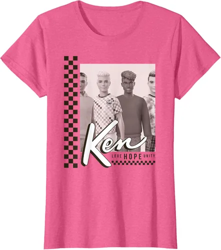 Vista 19 de Barbie - Camiseta Ken Love Hope Unity Blanco
