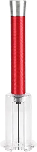 Vista 7 de Tbest Sacacorchos de presión de aire de aluminio, popper de corcho, abrebotellas, rojo