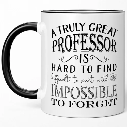 Vista 10 de Sweet & Salty Regalos de agradecimiento para profesores universitarios – A Truly Great Professor is Hard to Find Taza de café, el mejor regalo