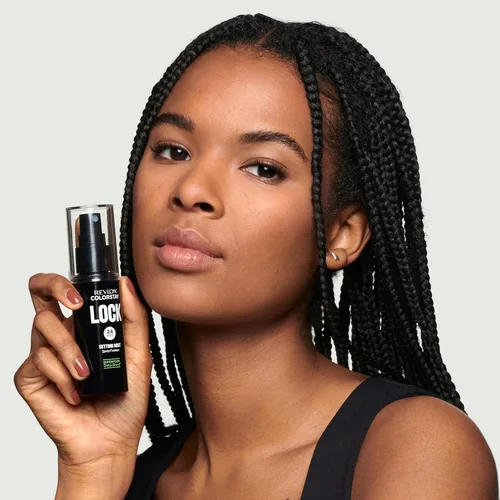 Vista 8 de Revlon Colorstay - Spray fijador de bloqueo de 24 horas, evita que el maquillaje facial se derrita y se desvanezca, matificante, difuminador