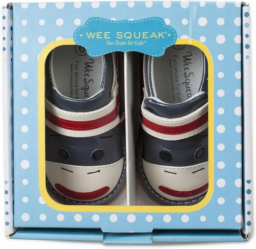 Vista 5 de Wee Squeak Zapatos chirriantes para niños pequeños con chirriador extraíble en estilos y colores divertidos para niños y niñas