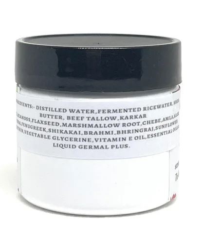 Vista 2 de Croton Zambesicus Crema para el crecimiento del cabello, acondicionador sin enjuague, con agua de arroz fermentada y sebo, aloe vera, musgo marino