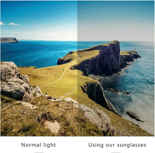 Vista 4 de Bestum - Gafas de sol cuadradas inspiradas con remaches polarizados UV400