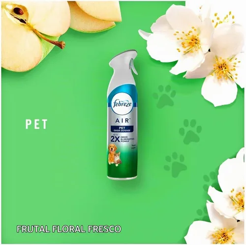 Vista 3 de Febreze Spray eliminador de olores para mascotas, 8.8 onzas líquidas, paquete de 2