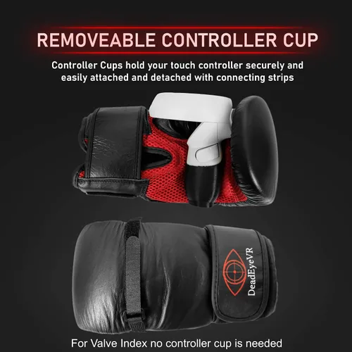 Vista 5 de DeadEyeVR Guantes de boxeo Ultimate Guantes de boxeo para Oculus Quest and Rift S para realidad virtual emoción de la lucha BoxVR