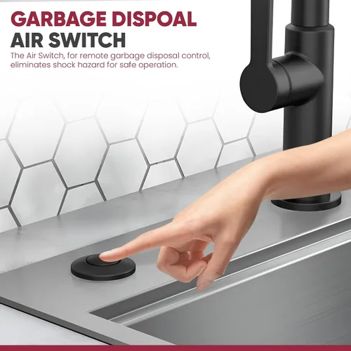 Vista 3 de Reemplazo Disposición Air Interruptor recortar en cobre envejecido)