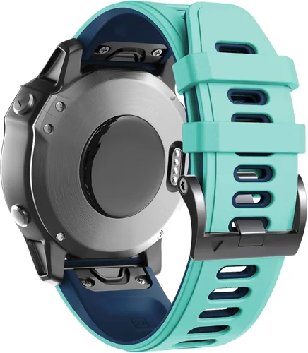 Vista 8 de ANCOOL Correa de reloj Fenix 6/7/5/8 de 1.850 in, correa suave de silicona de 0.866 in de repuesto para reloj inteligente Fenix 6 Pro/5 Plus/7 Pro