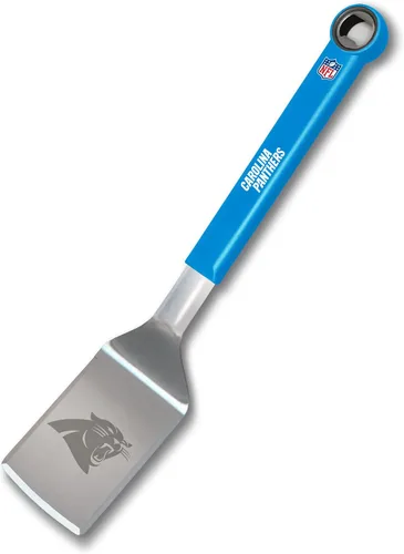 Vista 21 de YouTheFan NFL - Espátula para barbacoa de acero inoxidable con abrebotellas