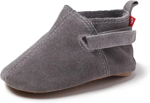 Vista 7 de Zutano Zapatos unisex de cuero para bebé Negro