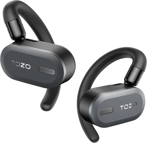 Vista 8 de TOZO O2 Auriculares Inalámbricos True Open Ear Ligeros con Ajuste Multi-Ángulo, Auriculares Bluetooth 5.3 con Diseño de Doble Eje para Comodidad Azul