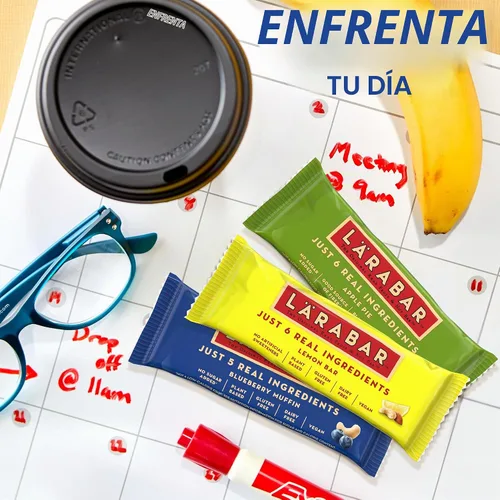 Vista 8 de LARABAR - Paquete variado de barras de frutas y nueces, 18 unidades (1.6 onzas cada una), pastel de manzana y limón, veganas, sin gluten, sin