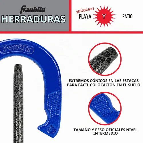 Vista 3 de Franklin Sports Conjunto de Herraduras Intermedio
