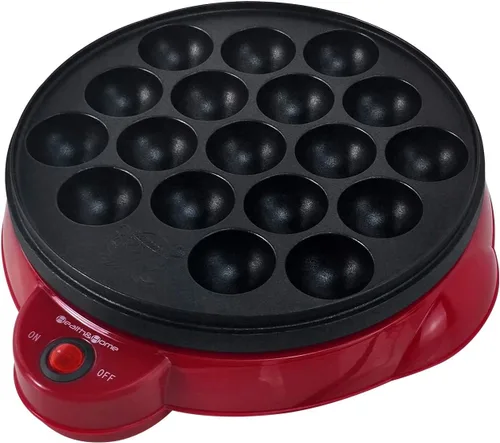 Vista 3 de Health and Home Máquina Eléctrica para Hacer Takoyaki con Herramientas Takoyaki Gratuitas - Moldes Especiales y Novedosos para Pasteles Takoyaki