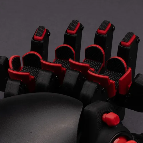 Vista 2 de Azeron Cinta de agarre antideslizante con botón para teclas de teclado Azeron Cyborg ll Gaming - Actualiza tu teclado (negro, Cyborg ll Compact)