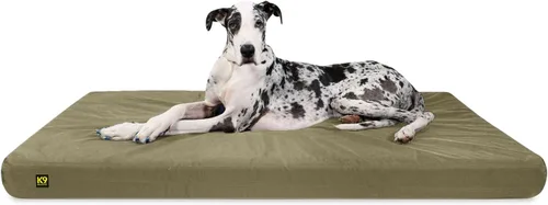 Vista 27 de K9 Ballistics Tough Ripstop - Cama ortopédica rectangular para perro, funda extraíble lavable, espuma ortopédica sólida para perros grandes de azul