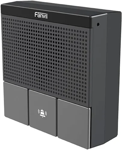 Vista 2 de Fanvil A10W sistema de intercomunicación Audio Negro, Gris