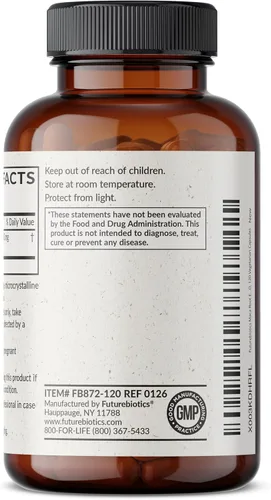 Vista 7 de Futurebiotics La raíz de maca extra fuerte apoya la energía, la resistencia y la salud reproductiva, sin OMG, 120 cápsulas vegetarianas