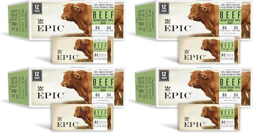 Vista 12 de Epic Barras de tocino y manzana de ternera, Whole30, Paleo Friendly, 12