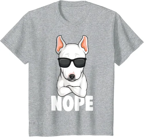 Vista 38 de Camiseta de perro Bull Terrier para niños y mujeres, Negro