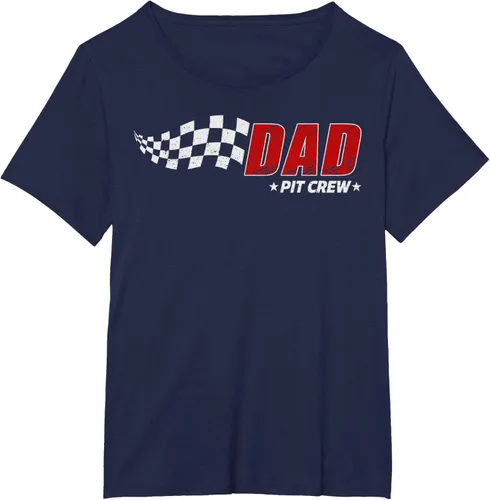Vista 20 de Dad Pit Crew Race Car Birthday Family Matching Pit Crew Camiseta Pit Crew
