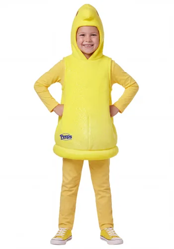 Vista 2 de Disfraz Infantil de Pollito Amarillo Peeps Multicolor