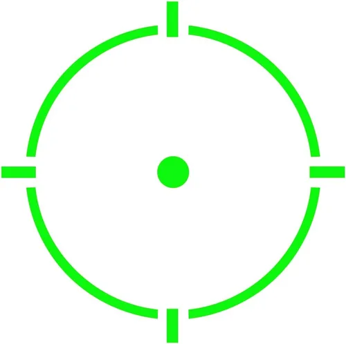 Vista 5 de HOLOSUN HE530G 2 MOA Dot & 65 MOA Circle Micro mira para rifle – Durable Shake-Awake Parallax Free Sight con carcasa de titanio, sistema de retícula