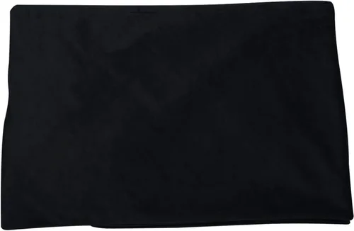 Vista 5 de WOWMAX Fundas de almohada triangulares 100% algodón para nuestras almohadas de lectura, cojín grande, cabecero, respaldo, almohada de cuña de Negro