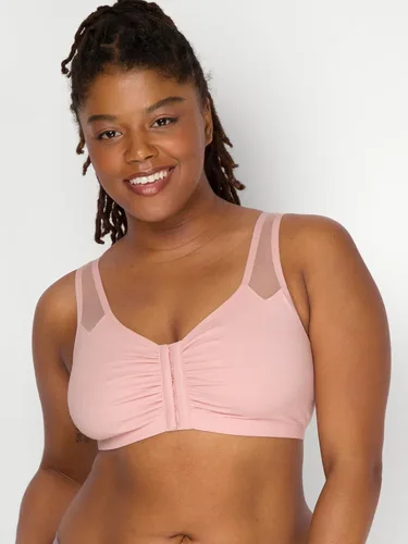 Vista 3 de Fruit of the Loom - Brasier deportivo con cierre frontal y correas de malla para mujer