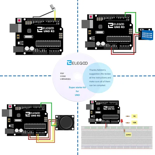 Vista 4 de ELEGOO UNO Project Super Starter Kit & ELEGOO Mega R3 Project El kit de inicio definitivo más completo