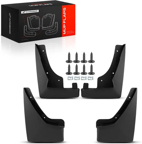 Vista 22 de A-Premium Juego de 4 protectores contra salpicaduras de barro compatibles con Cadillac XT4 2019-2020, Sport Utility de 4 puertas, con accesorios