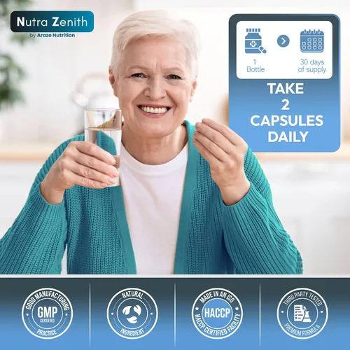 Vista 6 de Suplemento NAD+ con ribósido de nicotinamida (alternativa NMN), CoQ10 y resveratrol - 60 cápsulas para un apoyo saludable al envejecimiento, impulso